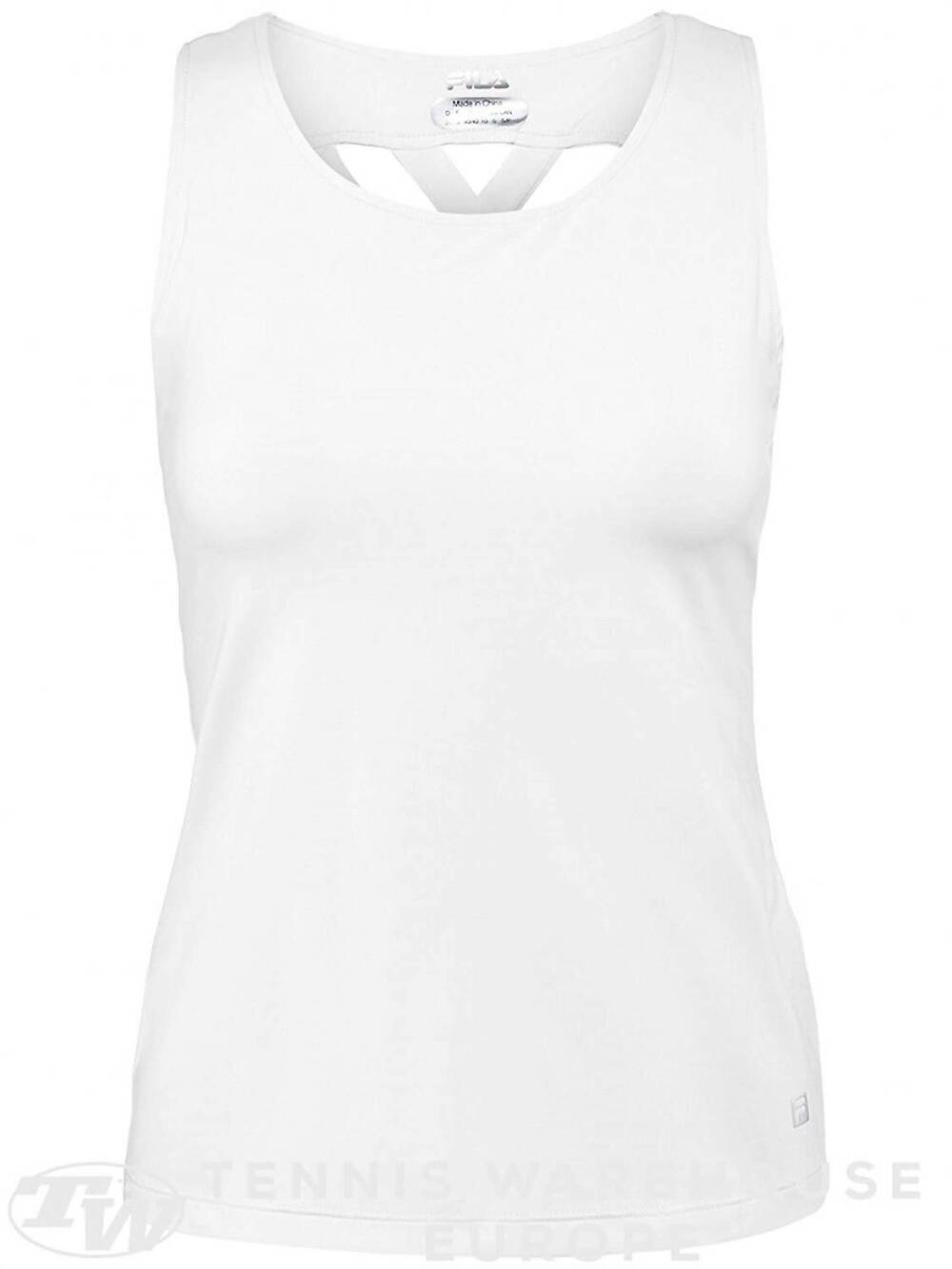 NEW FILA women's activewear goddess strappy back tank top in white